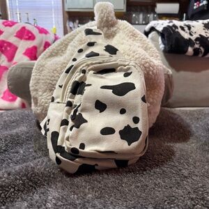 Cow print cross body